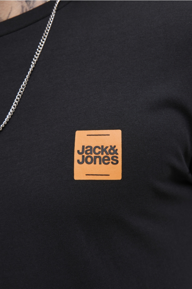 JJBRANDY TEE SS CREW NECK LN 12279100 BLACK